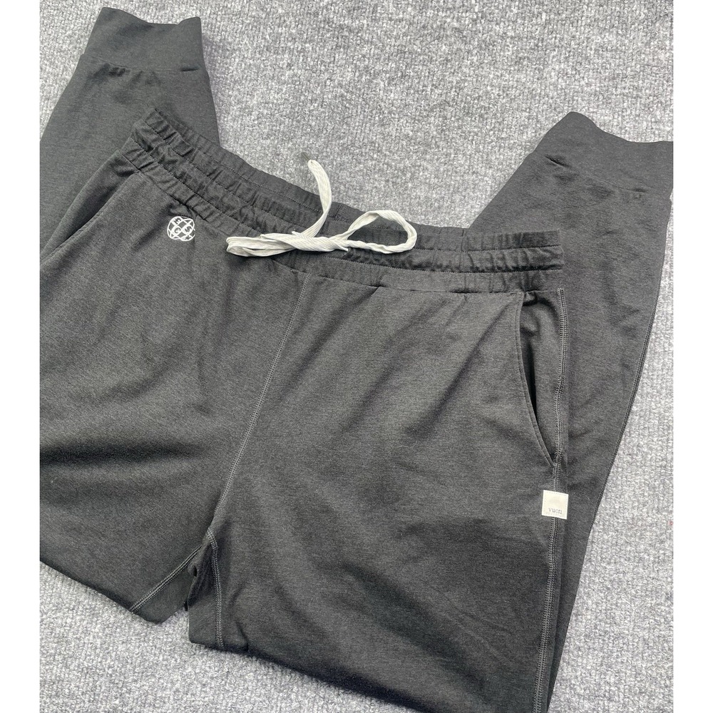 Vuori Performance Jogger Womens M DreamKnit Sweatpants Drawstring Embroidered